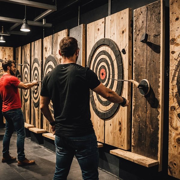 Lancer de Hache: Découvrez la Nouvelle Tendance des Bars à Hache pour un Afterwork Insolite !
